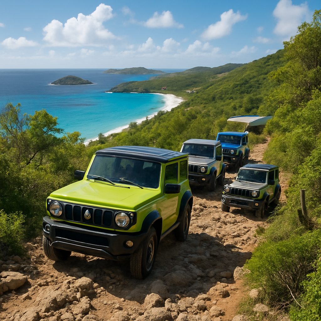 découvrez l'incroyable ascension du suzuki jimny à saint-barthélemy, où ce petit 4x4 allie charme, maniabilité et performances hors route. plongez dans l'univers fascinant de ce véhicule emblématique qui conquiert l'île avec son allure unique et son agilité sur des terrains variés.