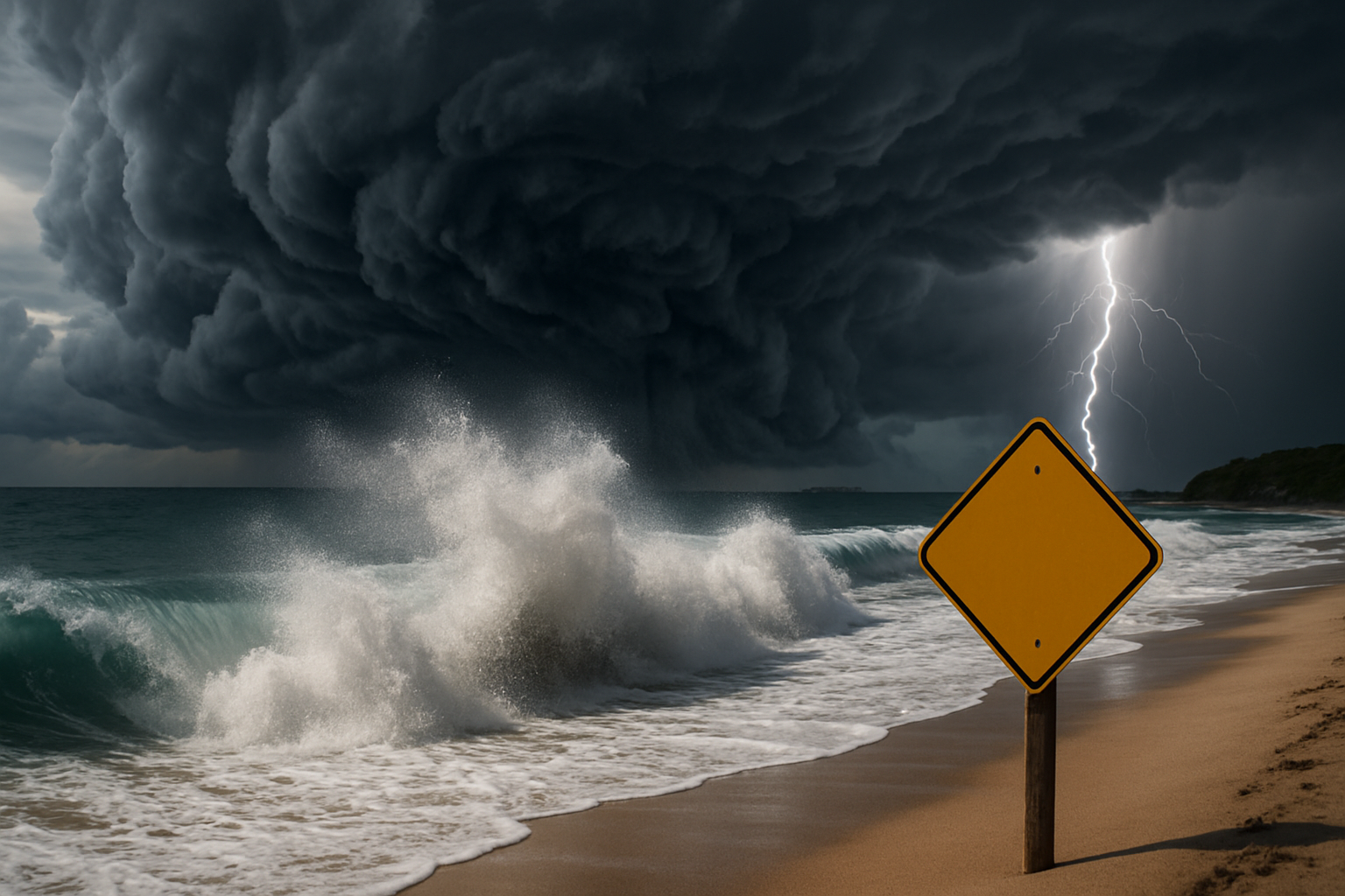 l'ouragan erin s'éloigne de saint-martin et saint-barthélemy, mais les deux îles restent en alerte jaune face au risque de vagues submersives. suivez l'évolution de la situation et les consignes de sécurité.