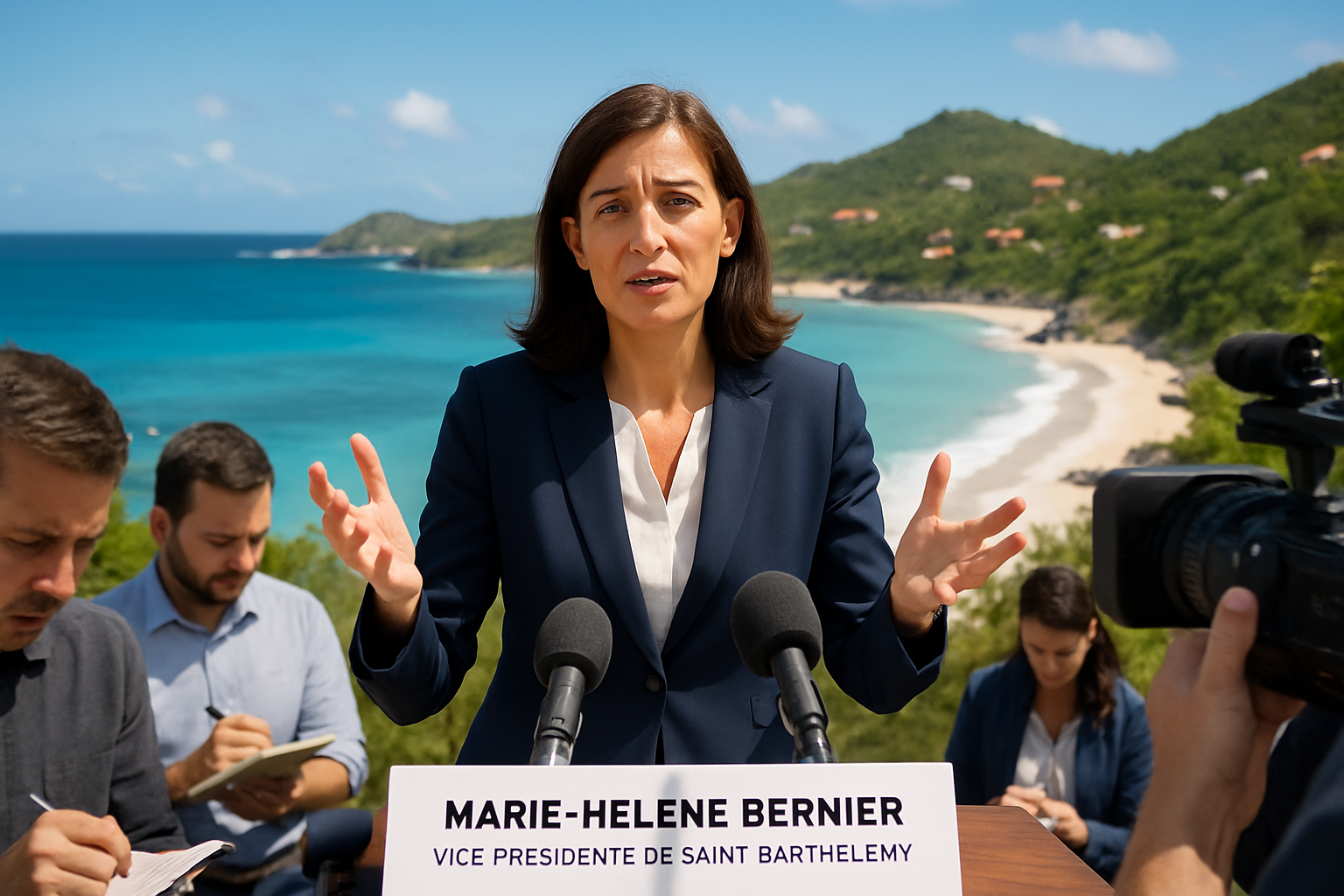marie-hélène bernier, vice-présidente de saint-barthélemy, alerte sur la saturation de l'île, atteignant sa capacité maximale d'accueil. découvrez son message et les enjeux pour le territoire.